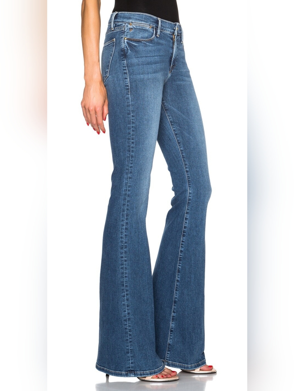 FRAME Le High Flare Jeans, Size 29 - Picture 4 of 10